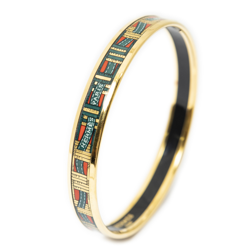 Hermes Enamel Bangle PM